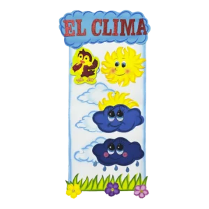 Figura de Foamy Regreso a Clases Clima Jumbo