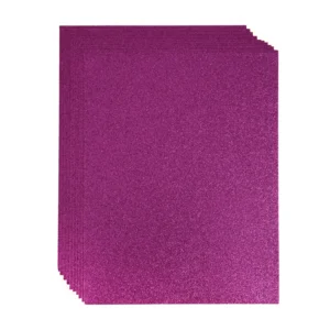 Foamy Carta Diamantado 10 piezas Fucsia