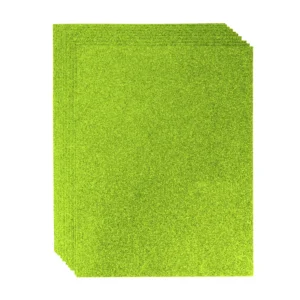Foamy Carta Diamantado 10 piezas Verde Limón